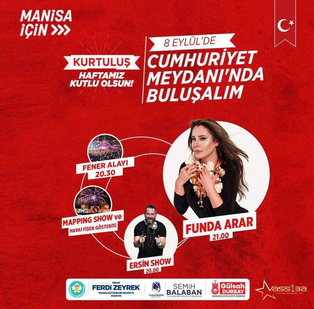 Funda Arar — Manisa Kurtuluş Haftası Konseri