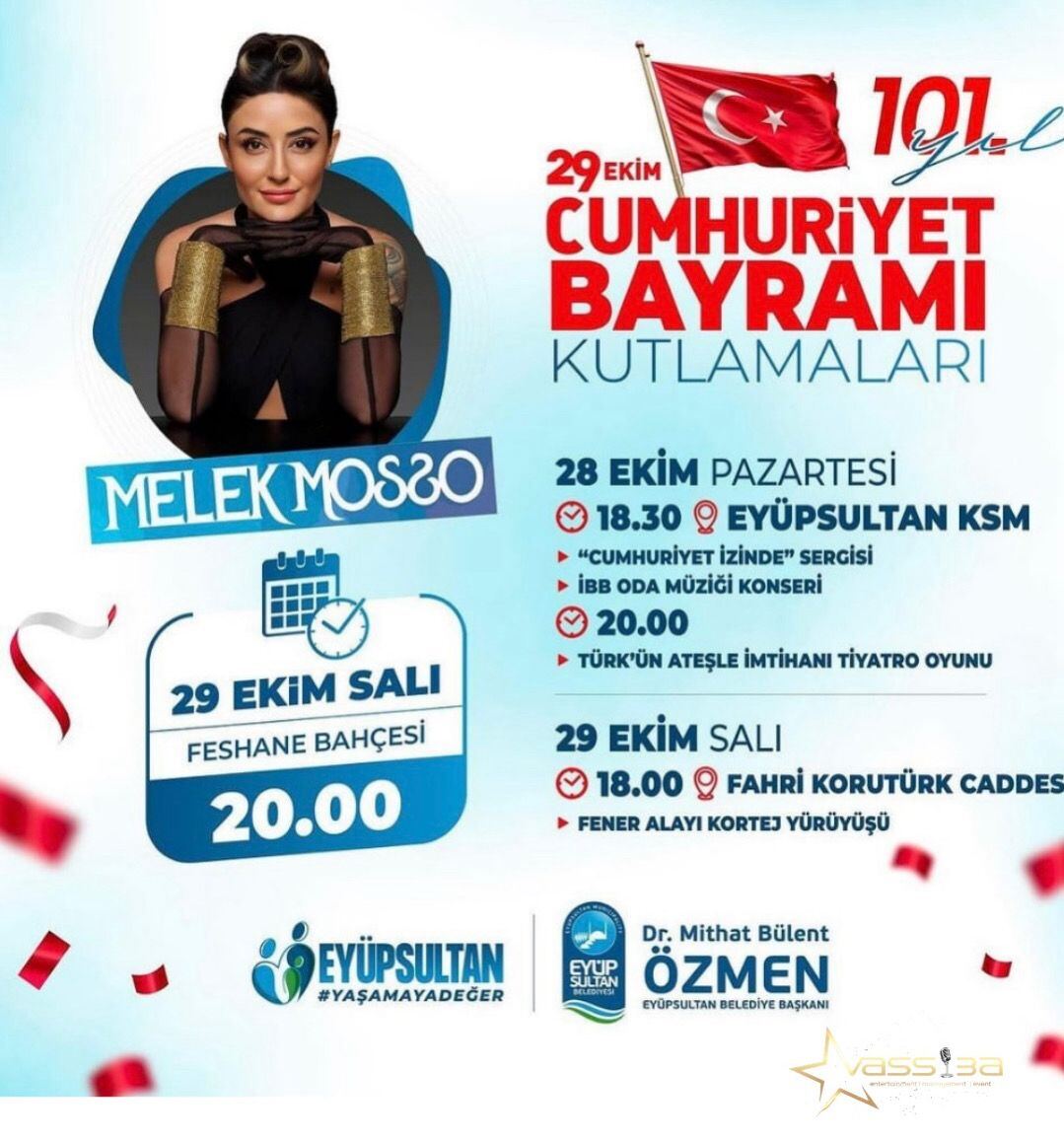 Melek Mosso — 29 Ekim Cumhuriyet Bayramı Konseri
