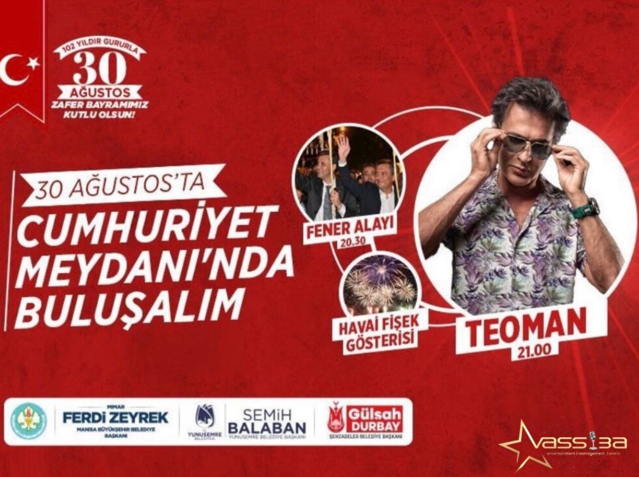Teoman — Manisa 30 Ağustos Zafer Bayramı Konseri